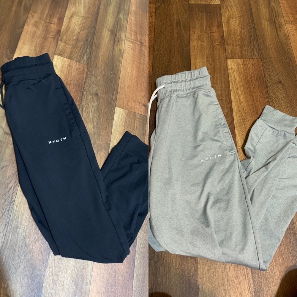 NVGTN BUNDLE gray & black joggers